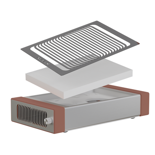 SHEMAX Style PRO Mocha Mousse - Professional Nail Dust Collector