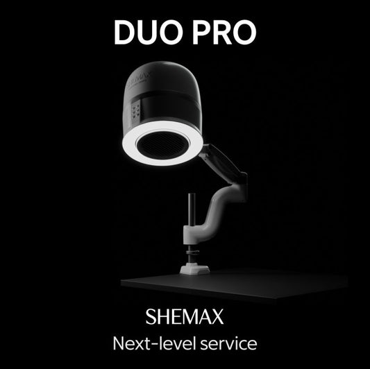 DUO PRO SHEMAX - Nail and Pedicure Dust Collector with LED Lamp