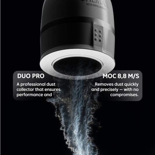 DUO PRO SHEMAX - powerful dust collector and an LED lamp