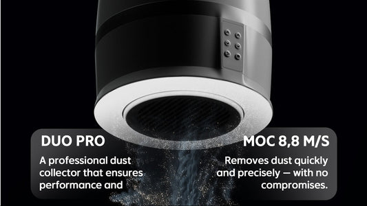 DUO PRO SHEMAX - powerful dust collector and an LED lamp