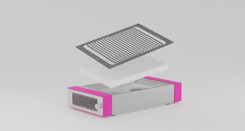 SHEMAX Style PRO NL Pink Neon - Professional Nail Dust Collector
