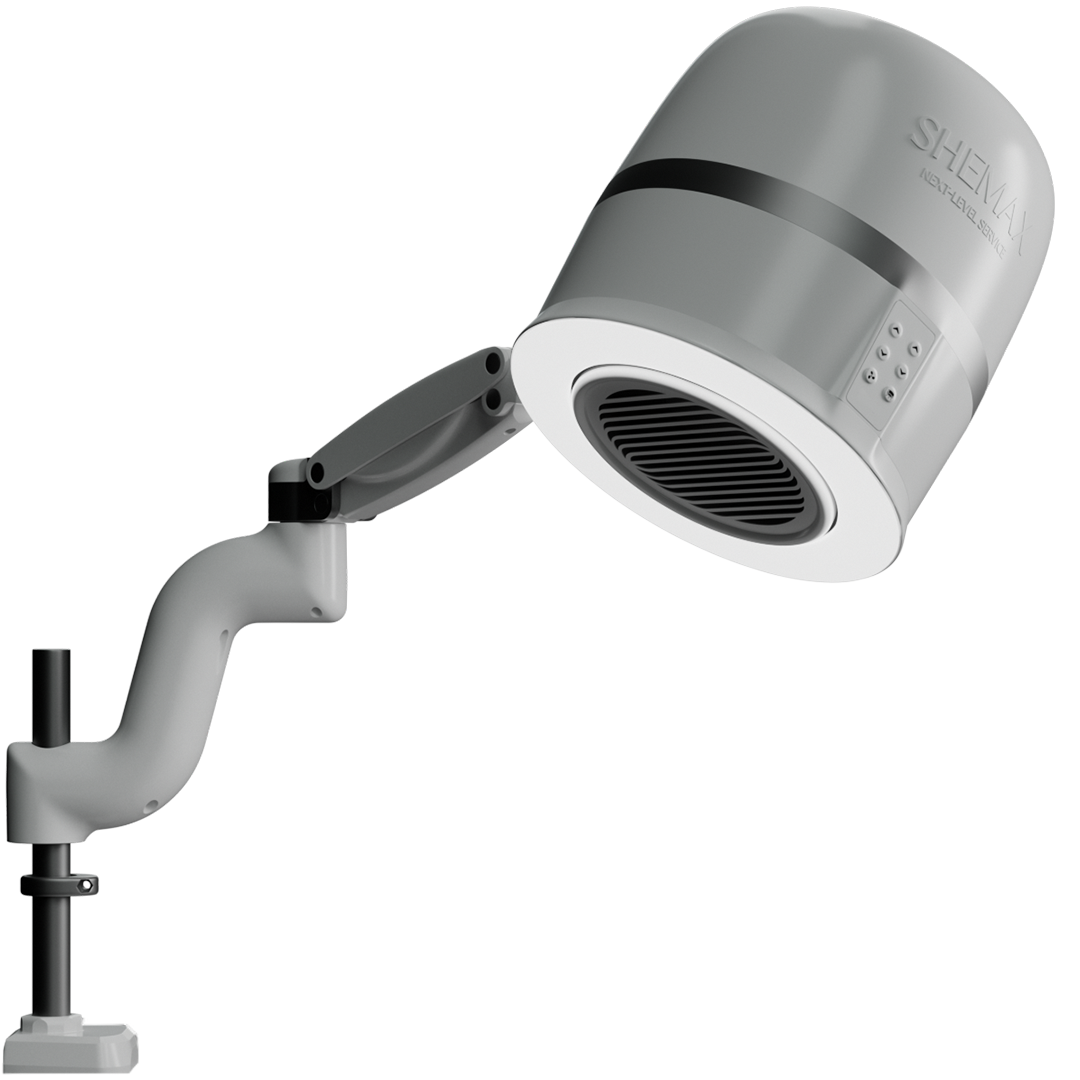 DUO PRO SHEMAX - Nail and Pedicure Dust Collector with LED Lamp
