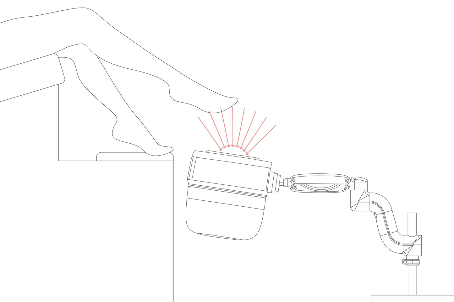 DUO PRO SHEMAX - powerful dust collector and an LED lamp