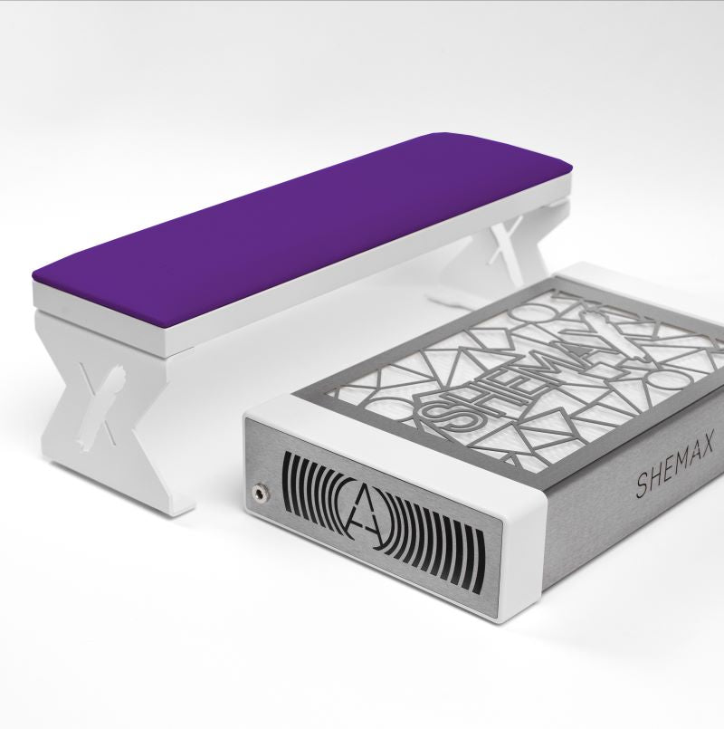 Repose-mains confort pour manucure SheMax - Violet