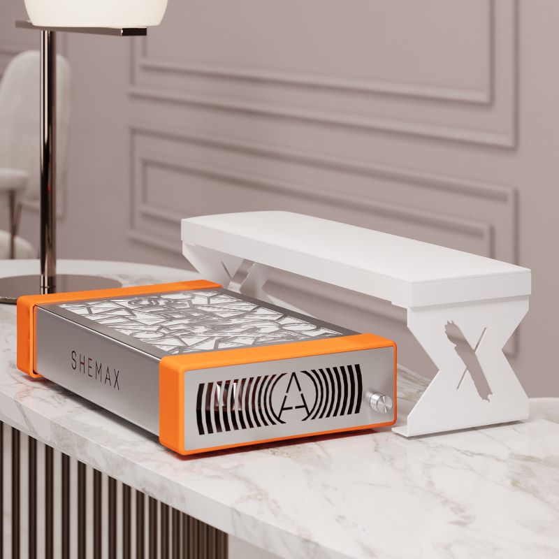 SHEMAX Style PRO Orange - Professional Nail Dust Collector